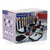 Luminarc E6199 Сервиз  AUTHENTIC black&white/X30 пр. столовый