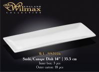 Wilmax WL 992016 Блюдо для суши/канапе 35,5см