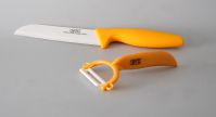 GIPFEL 6730 Набір з двох ножів: ніж для очистки овочів + ніж 13 см (керамічне лезо)