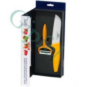 GIPFEL 6730 Набір з двох ножів: ніж для очистки овочів + ніж 13 см (керамічне лезо)