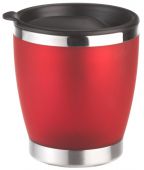 Emsa EM504843 Горняко CITY CUP з нержавіючої сталі з червоним покриттям Soft-Touch