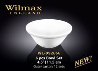 WILMAX WL-992666 Набор салатников 6шт х 11,5см (!МАЛЕНЬКИЕ)