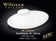 WILMAX 992632 Овальне порцелянове блюдо 40см