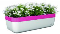 Emsa EM513650 Квітковий віконний горщик MYBOX 75 см. (Білий / Рожевий)