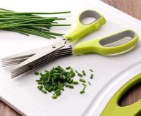 BLAUMANN 1570BL Ножиці кухонні для нарізки зелені