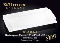 WILMAX 992648 Блюдо прямоугольное 40x20 см