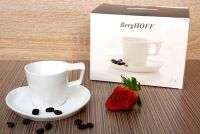 Berghoff 3700024 Чашка для кофе с блюдцем Eclipse 80мл 2 шт