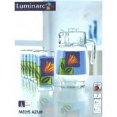 Набор для напитков Luminarc J9119 AIME MELYS AZUR 7 пр.