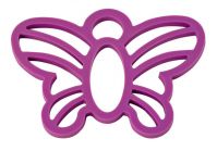 Подставка под горячее GIPFEL 0264 силиконовая Бабочка фиолетовая