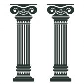 Наклейка Интерьерная Glozis E-048 Columns 150 х 100 см
