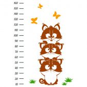 Ростомер Настенный Glozis E-035 Funny Kittens 155 х 110 см