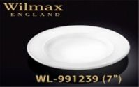 Круглая пирожковая тарелка фарфоровая 15см WILMAX 991239