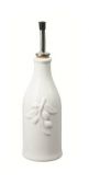 Пляшечка для оливкової олії Revol 615748 Provence 0,25 л (молочно-біла з білими оливками)