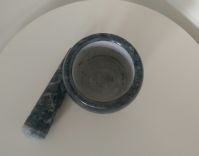 Ступка мармурова з товкачем DYNASTY 15003 розмір 7см х 8 см