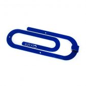 Glozis H-013 Clip Blue Настенная металлическая вешалка-скрепка синяя 26см х 10см
