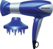 Фен электрический Vitalex 4002-VT 2000 Вт Голубой