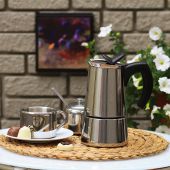 Гейзерная кофеварка индукционная Bialetti 990004272NW MUSA 4 чашки