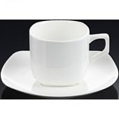 Чашка для чая с блюдцем WILMAX 993003/01С 200 мл (цена за 1 компл, набор из 12 предм)