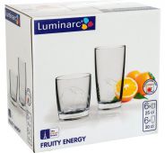 Набор стаканов L1657/1 Fruity Energy 12 пр