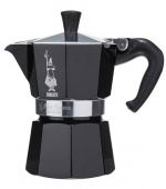 Гейзерна кавоварка Bialetti 990003752 Moka Express 3 чашки Чорна