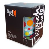 Цветная фарфоровая чашка 540мл в подарочной упаковке Bindi Frenchbull 969121