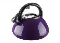 Эмалированный чайник со свистком Granchio 88629 Colorito Lilla 2,6 л Фиолетовый