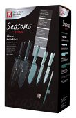 Набор ножей с магнитной доской Amefa Richardson R120MZK399Z41 Seasons Mono 6 пр