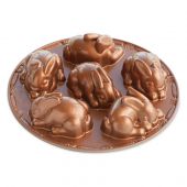 Форма для выпечки 6 кексов Nordic Ware 90148 Baby Bunny Cake 31х31х5,7 см