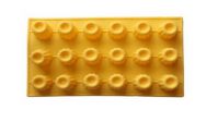 Форма для випічки 18 мафінів VINCENT 1470-VC силіконова жовта