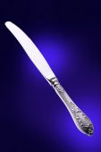 Нож столовый посеребренный Срібна Поляна Royal 61