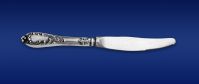 Нож десертный посеребренный Срібна Поляна Royal 61