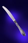 Нож столовый посеребренный Срібна Поляна Classic 62