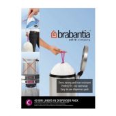 Пакеты для мусора Brabantia 361982 упаковка-диспенсер С 10-12 л/40 шт
