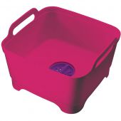 Емкость для мытья посуды со сливом Joseph Joseph 85060 Wash&Drain Розовая