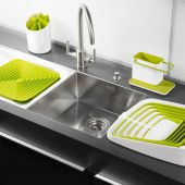 Подставка для посуды Joseph Joseph 85002 ARENA DRAINER 35x44x11 см Светло-зеленая