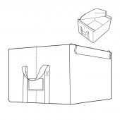 Коробка для зберігання Reisenthel FR 5010 35,5х19х25 см Khaki