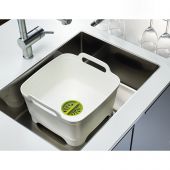 Емкость для мытья посуды со сливом Joseph Joseph 85059 Wash&Drain Зеленая