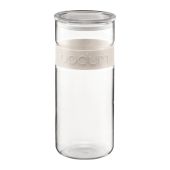 Ємність скляна для продуктів Bodum 11131-913 PRESSO 2,5 л Off white