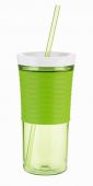 Стакан с соломкой для напитков со льдом Contigo 1000-0325 Shake & Go 0,54 л Лайм