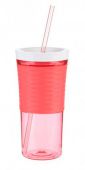Стакан з соломкою для напоїв з льодом Contigo 1000-0328 Shake & Go 0,54 л Кавун
