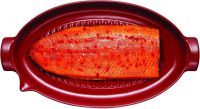 Гриль для рыбы Emile Henry 347544 красный 50х28 см