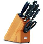 Набор кованых ножей в блоке Wuesthof 9835-200 Classic 7 пр (бук)