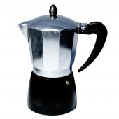 Гейзерная кофеварка CON BRIO 6309CB 450 мл Черная/алюминий
