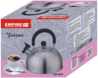 Стальной чайник 3л со свистком EMPIRE 9537-E