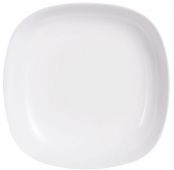LUMINARC (ARC) 0551J Sweet Line Квадратная белая суповая тарелка 22,5*20см