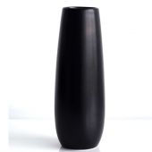 Маленькая черная керамическая ваза для цветов 18см Ease Asa 91030304