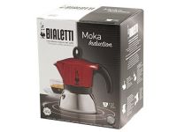 АКЦІЯ! Bialetti 0004922 Moka Комбінована гейзерна кавоварка на 3 порції для індукціойних поверхонь ІТАЛІЯ