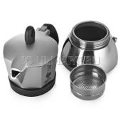 АКЦИЯ! Bialetti 0004922 Moka Комбинированная гейзерная кофеварка на 3 порции для индукционных поверхностей ИТАЛИЯ