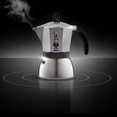 Bialetti 0004823X4 Moka Гейзерна комбінована кавоварка на 6 порцій для індукційних плит ІТАЛІЯ