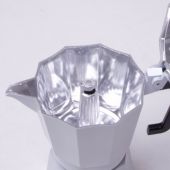 Велика гейзерна кавоварка алюмінієва на 9 порцій Italexpress PEZZETTI 1363-06060